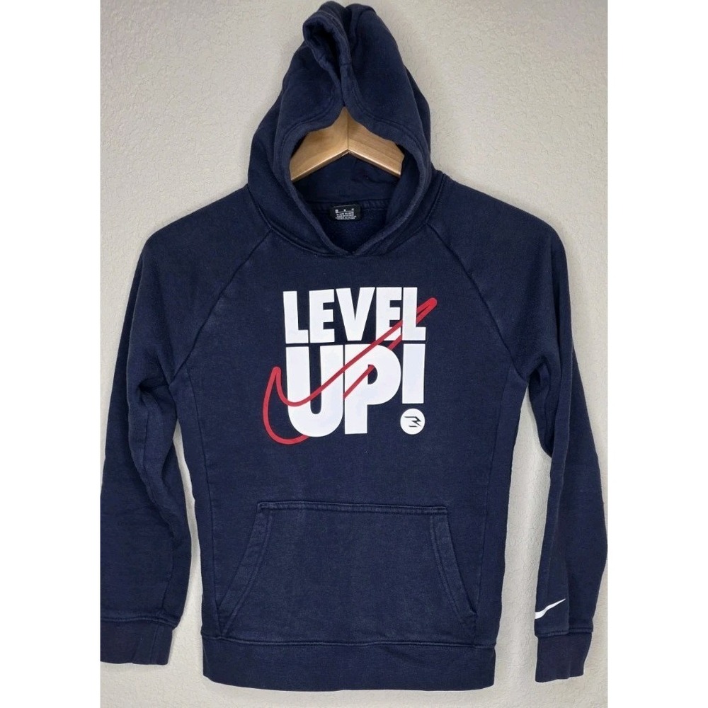 2pc Nike Polo Ralph Lauren Boys M 10/12 Navy Hoodie Full Zip Pullover Jacket